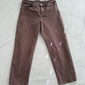 Express Jeans Women's Size 10 Boyfriend MidRise Brown Denim Cotton